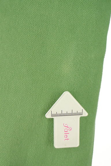 GALLARDAGALANTE（ガリャルダガランテ）の古着「ハイウエストフリンジツイルワイドパンツ（デニムパンツ）」大画像５へ