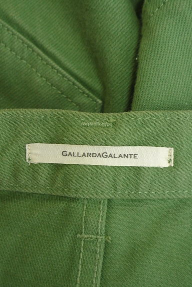 GALLARDAGALANTE（ガリャルダガランテ）の古着「ハイウエストフリンジツイルワイドパンツ（デニムパンツ）」大画像６へ