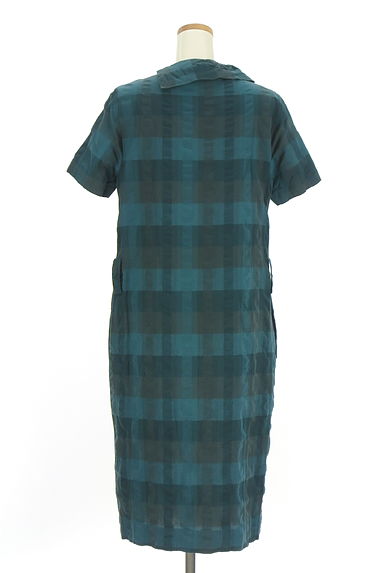 Vivienne Westwood（ヴィヴィアンウエストウッド）の古着「半そでブロックチェック柄シャツワンピース（ワンピース・チュニック）」大画像２へ