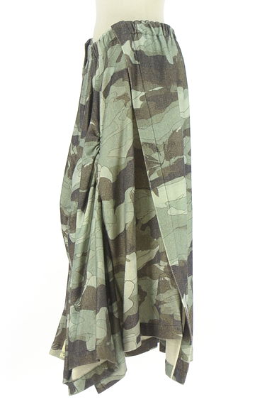 YOHJI YAMAMOTO（ヨウジヤマモト）の古着「イレギュラーヘムギャザーボリュームスカート（ロングスカート・マキシスカート）」大画像３へ