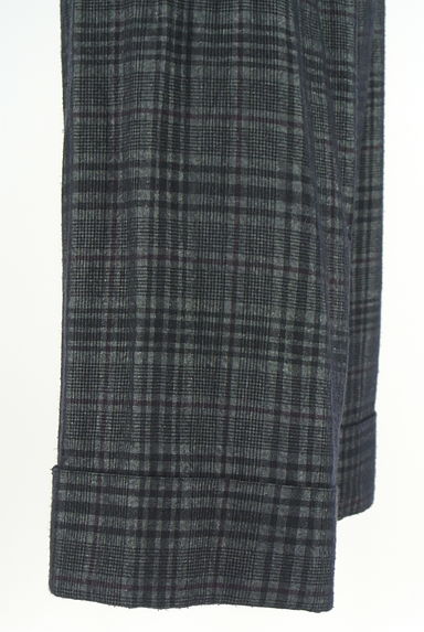 Y's（ワイズ）の古着「ロールアップチェック柄起毛ワイドパンツ（パンツ）」大画像５へ