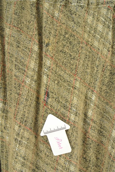 クリックで大画像表示 Y's(ワイズ)の古着「イレギュラーヘム起毛チェックスカート(ロングスカート・マキシスカート)」大画像5へ