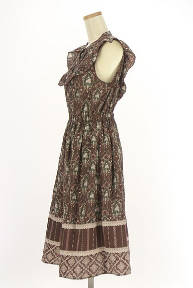 axes femme（アクシーズファム）の古着「ノースリ花柄ワンピース（ワンピース・チュニック）」大画像３へ