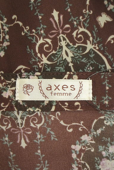 axes femme（アクシーズファム）の古着「ノースリ花柄ワンピース（ワンピース・チュニック）」大画像６へ