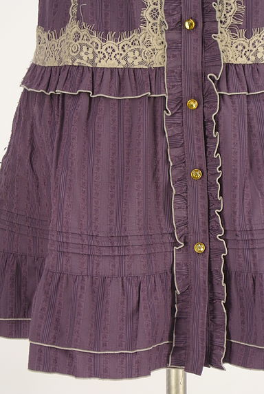 axes femme（アクシーズファム）の古着「半そでバンドカラーシャツワンピース（ワンピース・チュニック）」大画像５へ