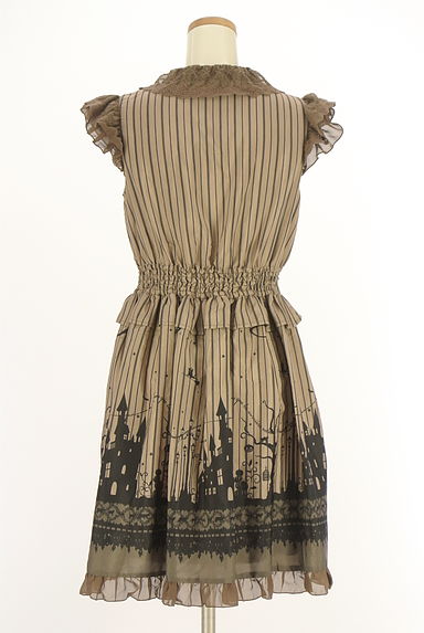 axes femme（アクシーズファム）の古着「axes femme POETIQUE ノースリストライプ柄ワンピース（ワンピース・チュニック）」大画像２へ