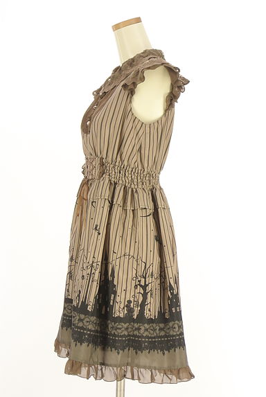 axes femme（アクシーズファム）の古着「axes femme POETIQUE ノースリストライプ柄ワンピース（ワンピース・チュニック）」大画像３へ