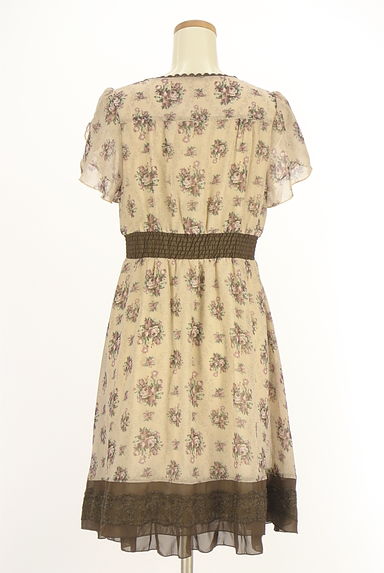 axes femme（アクシーズファム）の古着「花柄シフォンワンピース（ワンピース・チュニック）」大画像２へ