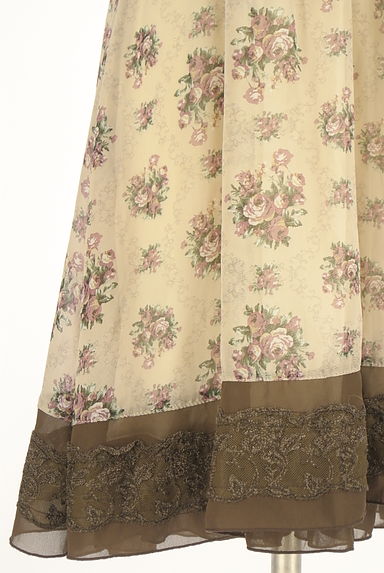 axes femme（アクシーズファム）の古着「花柄シフォンワンピース（ワンピース・チュニック）」大画像５へ