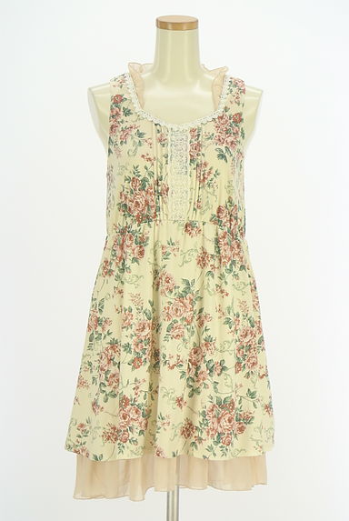 axes femme（アクシーズファム）の古着「ノースリ花柄ワンピース（キャミワンピース）」大画像１へ