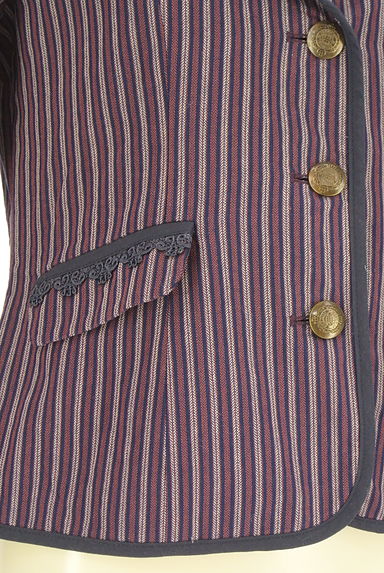 axes femme（アクシーズファム）の古着「ヘリンボーンストライプ柄テーラードジャケット（ジャケット）」大画像５へ