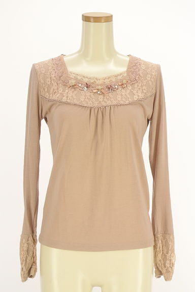 axes femme（アクシーズファム）の古着「レース切替カットソー（カットソー・プルオーバー）」大画像１へ