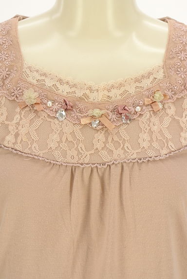 axes femme（アクシーズファム）の古着「レース切替カットソー（カットソー・プルオーバー）」大画像４へ