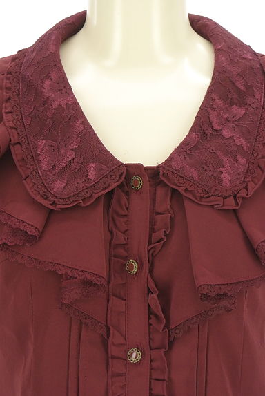 axes femme（アクシーズファム）の古着「半袖レースブラウス（ブラウス）」大画像４へ