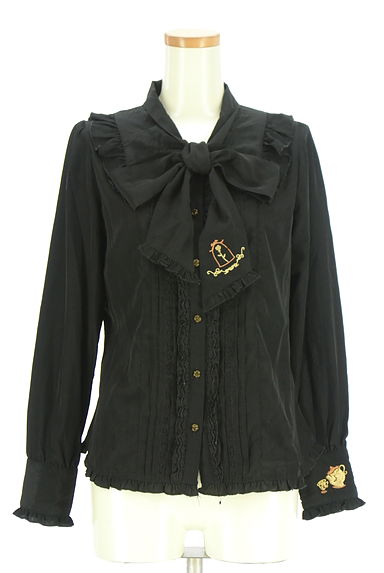 クリックで大画像表示 axes femme(アクシーズファム)の古着「美女と野獣コラボ ボウタイブラウス(ブラウス)」大画像1へ