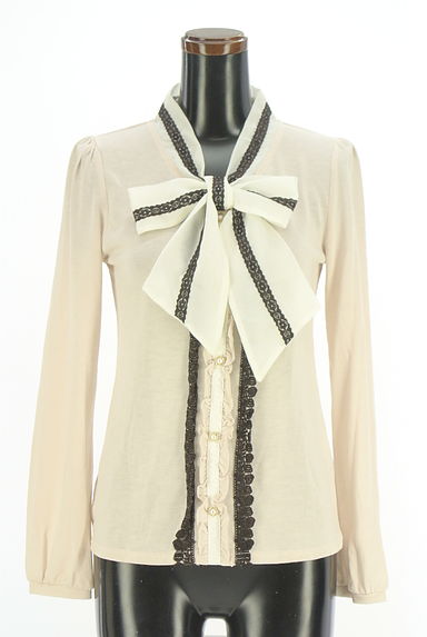 axes femme（アクシーズファム）の古着「シフォンボウタイカットソー（カットソー・プルオーバー）」大画像１へ