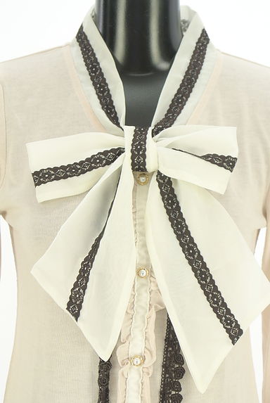 axes femme（アクシーズファム）の古着「シフォンボウタイカットソー（カットソー・プルオーバー）」大画像４へ