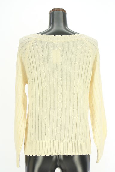 クリックで大画像表示 axes femme(アクシーズファム)の古着「パール付きケーブルニット(ニット)」大画像2へ