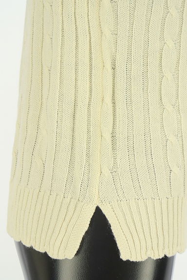 クリックで大画像表示 axes femme(アクシーズファム)の古着「パール付きケーブルニット(ニット)」大画像5へ