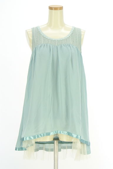 axes femme（アクシーズファム）の古着「レース切替ノースリチュニック（ワンピース・チュニック）」大画像１へ