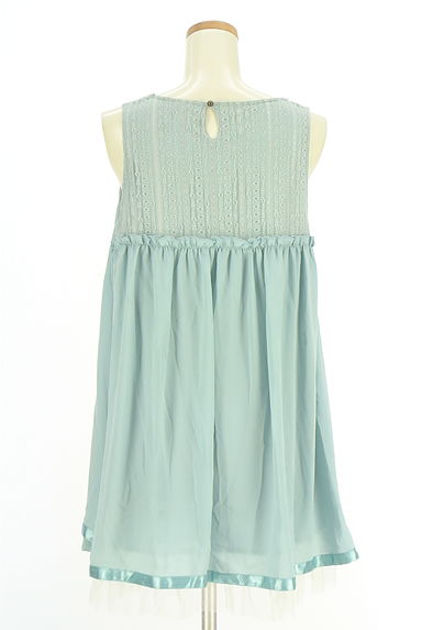 axes femme（アクシーズファム）の古着「レース切替ノースリチュニック（ワンピース・チュニック）」大画像２へ