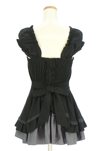 axes femme（アクシーズファム）の古着「レースアップノースリチュニック（カットソー・プルオーバー）」大画像２へ