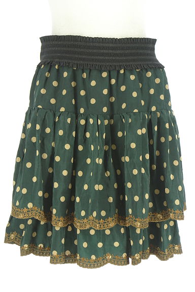 クリックで大画像表示 axes femme(アクシーズファム)の古着「ドット柄ティアードフリルスカート(スカート)」大画像1へ