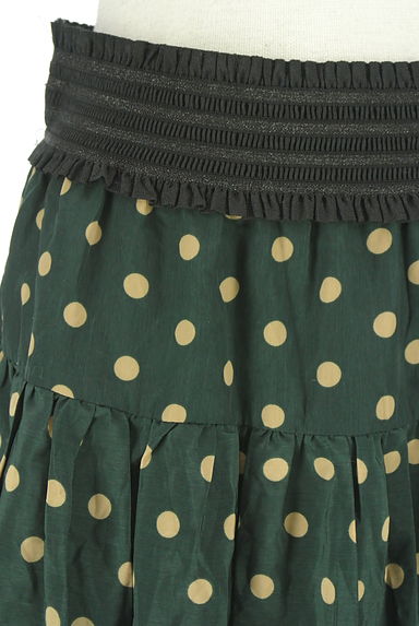 クリックで大画像表示 axes femme(アクシーズファム)の古着「ドット柄ティアードフリルスカート(スカート)」大画像4へ