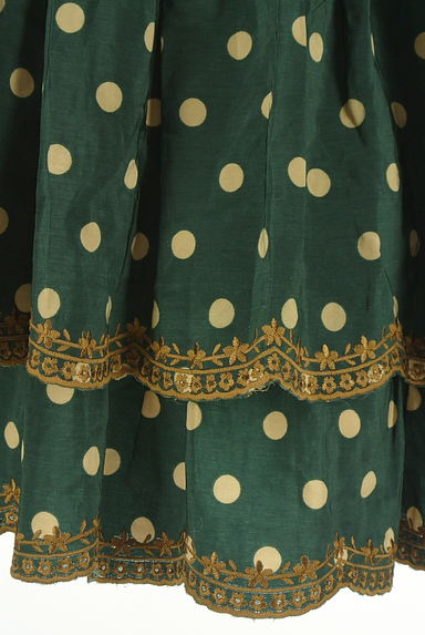 クリックで大画像表示 axes femme(アクシーズファム)の古着「ドット柄ティアードフリルスカート(スカート)」大画像5へ