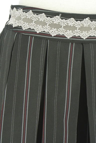 axes femme（アクシーズファム）の古着「axes femme POETIQUE マルチストライプ柄タックショートパンツ（ショートパンツ・ハーフパンツ）」大画像４へ