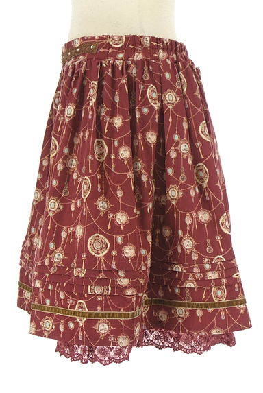 axes femme（アクシーズファム）の古着「裾レースティアードフレアミニスカート（ミニスカート）」大画像３へ