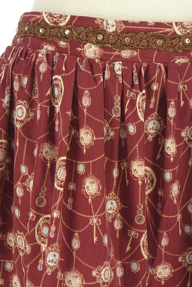 axes femme（アクシーズファム）の古着「裾レースティアードフレアミニスカート（ミニスカート）」大画像４へ