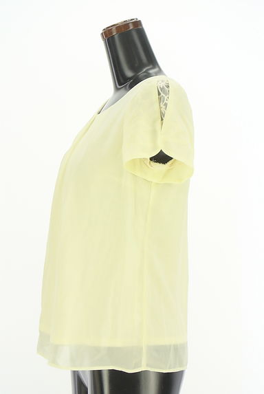 PROPORTION BODY DRESSING（プロポーションボディドレッシング）の古着「刺繍入りシアー袖シフォンブラウス（カットソー・プルオーバー）」大画像３へ