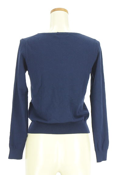 PROPORTION BODY DRESSING（プロポーションボディドレッシング）の古着「パール＆ビジュー付きVネックニットトップス（カーディガン・ボレロ）」大画像２へ