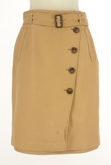 クリックで大画像表示 Apuweiser riche(アプワイザーリッシェ)の古着「ベルト付きリバーシブル膝上タイトスカート(スカート)」大画像1へ