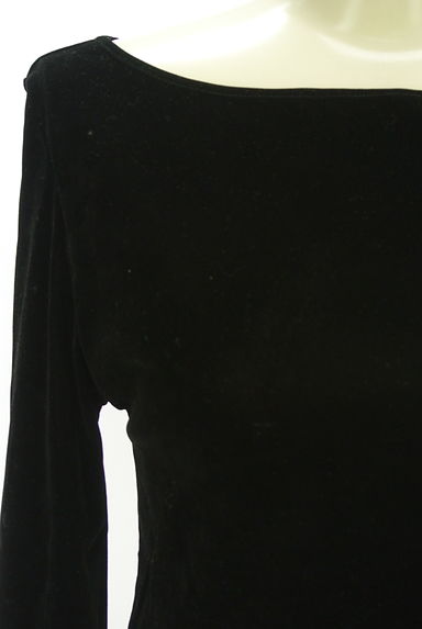 Mystrada（マイストラーダ）の古着「ボートネックベロアトップス（カットソー・プルオーバー）」大画像４へ