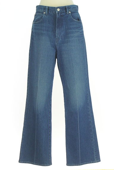 Rie Miller（リエミラー）の古着「RM denim センタープレスデニムパンツ（デニムパンツ）」大画像１へ