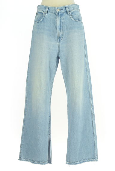 Rie Miller（リエミラー）の古着「RM denim スリットデニムパンツ（デニムパンツ）」大画像１へ