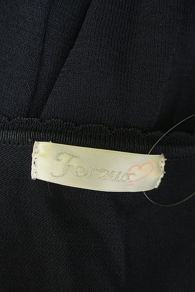 Feroux（フェルゥ）の古着「パール装飾付き半袖ニットカーディガン（カーディガン・ボレロ）」大画像６へ