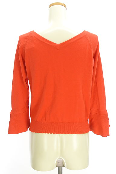 Feroux（フェルゥ）の古着「リボン付きフレアスリーブニットカーディガン（カーディガン・ボレロ）」大画像２へ