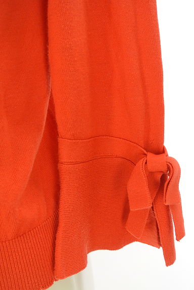 Feroux（フェルゥ）の古着「リボン付きフレアスリーブニットカーディガン（カーディガン・ボレロ）」大画像５へ