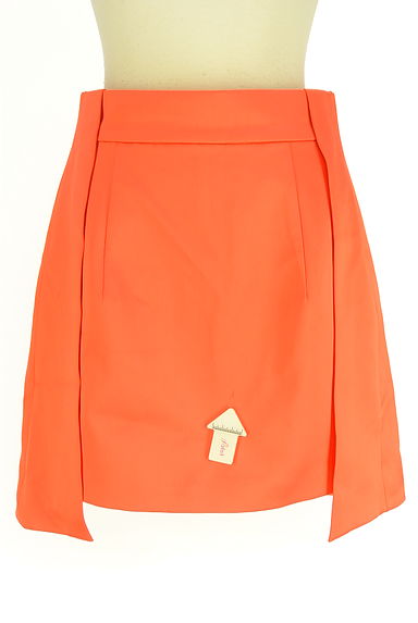 Snidel（スナイデル）の古着「イレギュラーヘム艶ミニスカート（ミニスカート）」大画像４へ