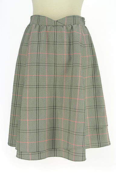 Feroux（フェルゥ）の古着「ミディ丈チェック柄フレアスカート（スカート）」大画像１へ