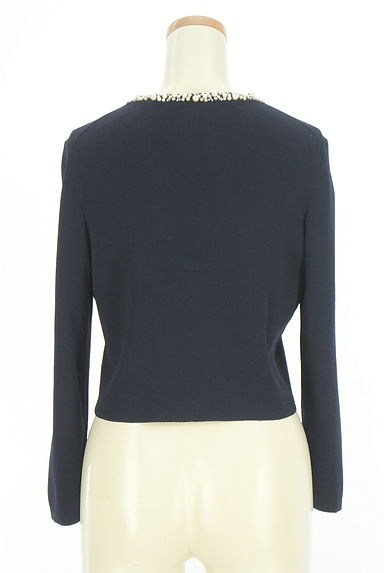 M-premier（エムプルミエ）の古着「パールビーズ付きニットカーディガン（カーディガン・ボレロ）」大画像２へ