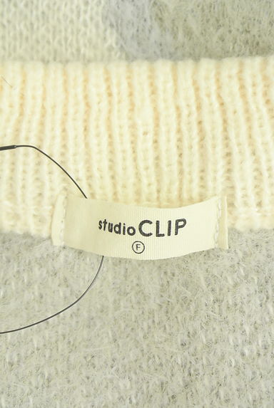 studio CLIP（スタディオクリップ）の古着「配色模様ニットトップス（セーター）」大画像６へ