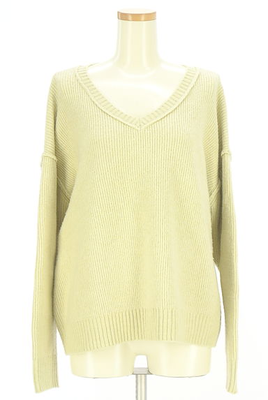 studio CLIP（スタディオクリップ）の古着「essential. Natural by clip Vネックニット（ニット）」大画像１へ