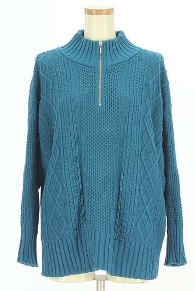 studio CLIP（スタディオクリップ）の古着「ハーフジップケーブルニット（ニット）」大画像１へ