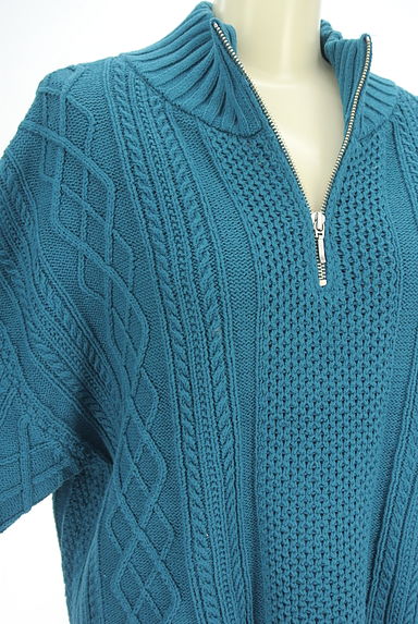 studio CLIP（スタディオクリップ）の古着「ハーフジップケーブルニット（ニット）」大画像４へ