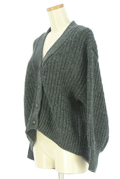 studio CLIP（スタディオクリップ）の古着「natural by clip ボリュームスリーブニットカーディガン（カーディガン・ボレロ）」大画像３へ