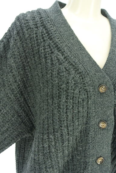 studio CLIP（スタディオクリップ）の古着「natural by clip ボリュームスリーブニットカーディガン（カーディガン・ボレロ）」大画像４へ